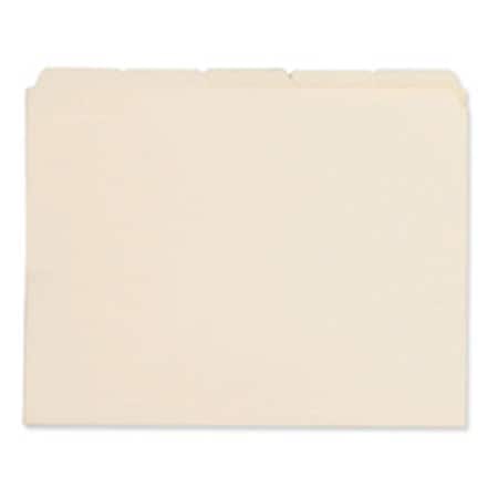 Business Source File Folder- .2-Cut Tab- 11 Pt.- Letter- Manila BSN43567